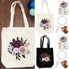 Canvas Bag Embroidery Kits Bag Crosses Stitching Kits Embroidery Starter Kits Embroidery Making Kits