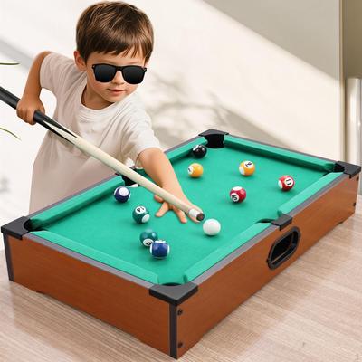 Ensemble de table de billard pour enfants Jeu Jouet interactif Temps libre Intérieur Mini dessus de table