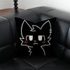 Boykisser Cute Cartoon Beautiful Cat Boykisser Cushion Cover Pillow Case Antidustmite Invisible zipper silky plush cushion
