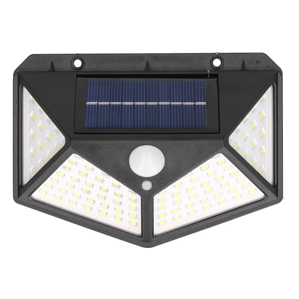 Solar Lights IPX65 Waterproof 3 Lighting Modes Human Body Induction Solar Wall Lamp for Garden Corridor