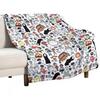 Certi Throw Blanket Decorative Sofa Blankets Bed Plaid Plaid On the Sofa Retro Blankets