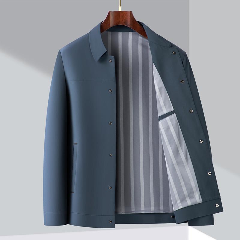Men's Casual Lapel Jacket Business Thin Jacket Executive Top