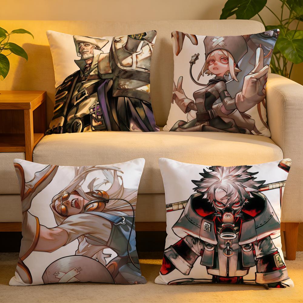 Cushion Cover Linen SkinFriendly Soft Decorative Case for Sofa Home Decor Anime GGachiakuta Pillow Cover