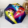 Powerpuff Fashionable Automatic Opening/Closing Folding Umbrella. Portable and Foldable, Ideal for Gift, Travel, and Daily Use.