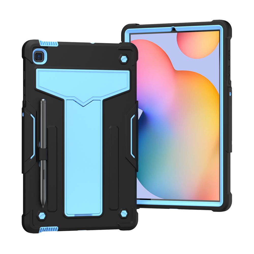 Voor Samsung Galaxy Tab A 10.1 hoes SM-T510 SM-T515 Kindveilige hoes Tablet TPU+PC Schokbestendige standaardhoes voor SM-T510 T515 Tab A10.1 SM-T510