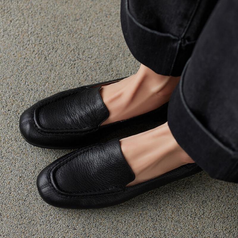 Fashion Women Casual Shoes Soft Soled Loafers 2025 Autunm High Quality Comefortable Office Lady Flat Shoes Daily Concise Women Shoes