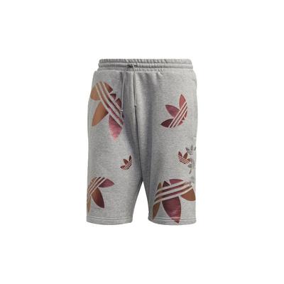 Originals Zeno Big Trefoil Logo Track Shorts Men Bottoms Grey GD0983