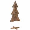 Christmas Tree with Stand Brown 151 Cm Solid Teak Wood