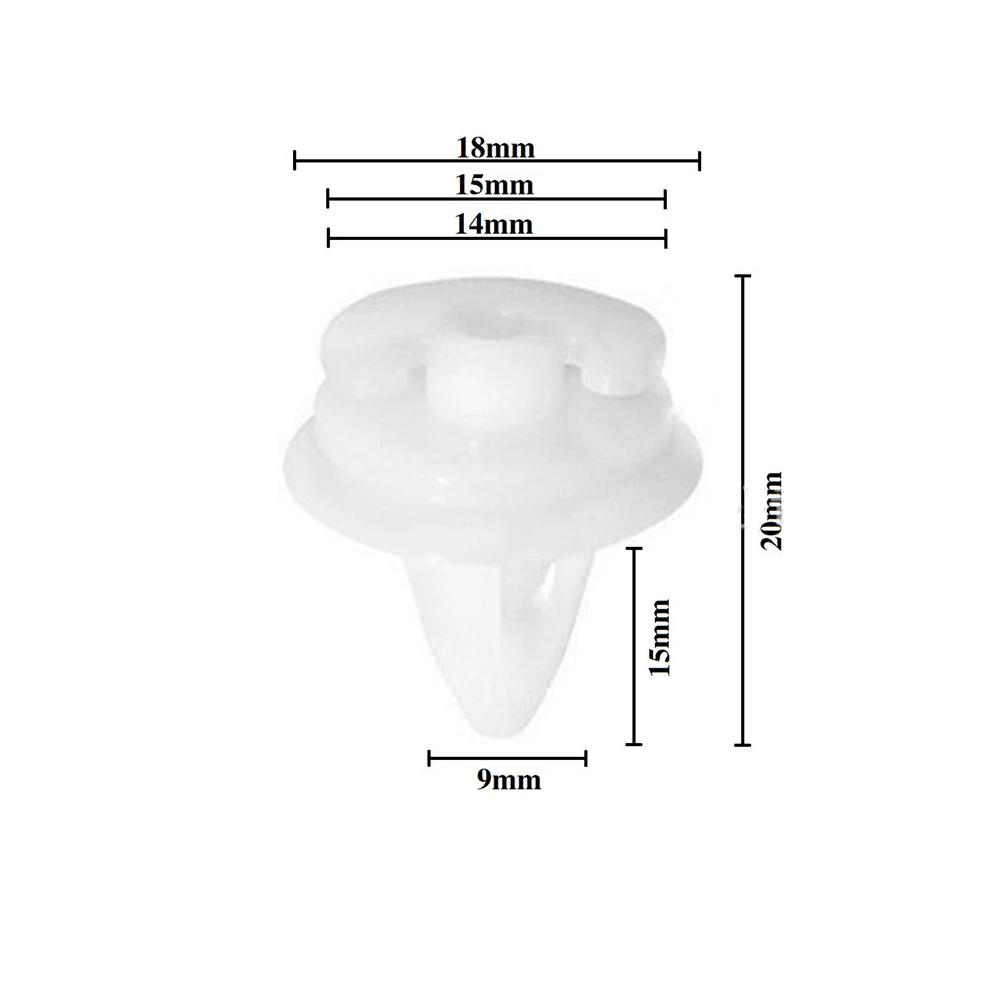 50/100x Interior Door Card Trim Panel Clips 51411973500 51418224768 51430141024 For BMW E36 E46 E39 E36 E53 E93