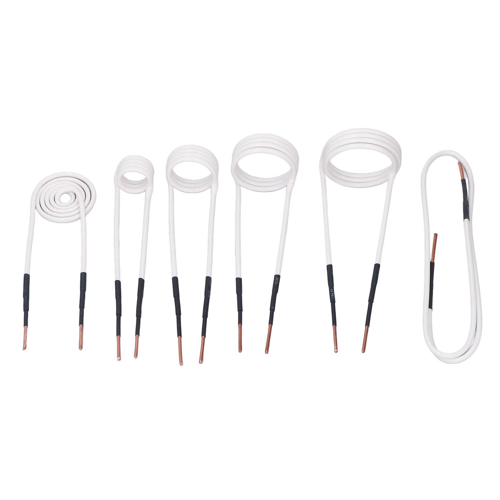 

Набор индукционных нагревательных катушек 6 шт., медный сердечник 2,5 мм, 20 30 40 50 мм, свободно формируемые провода плоского типа для индукционного нагревателя