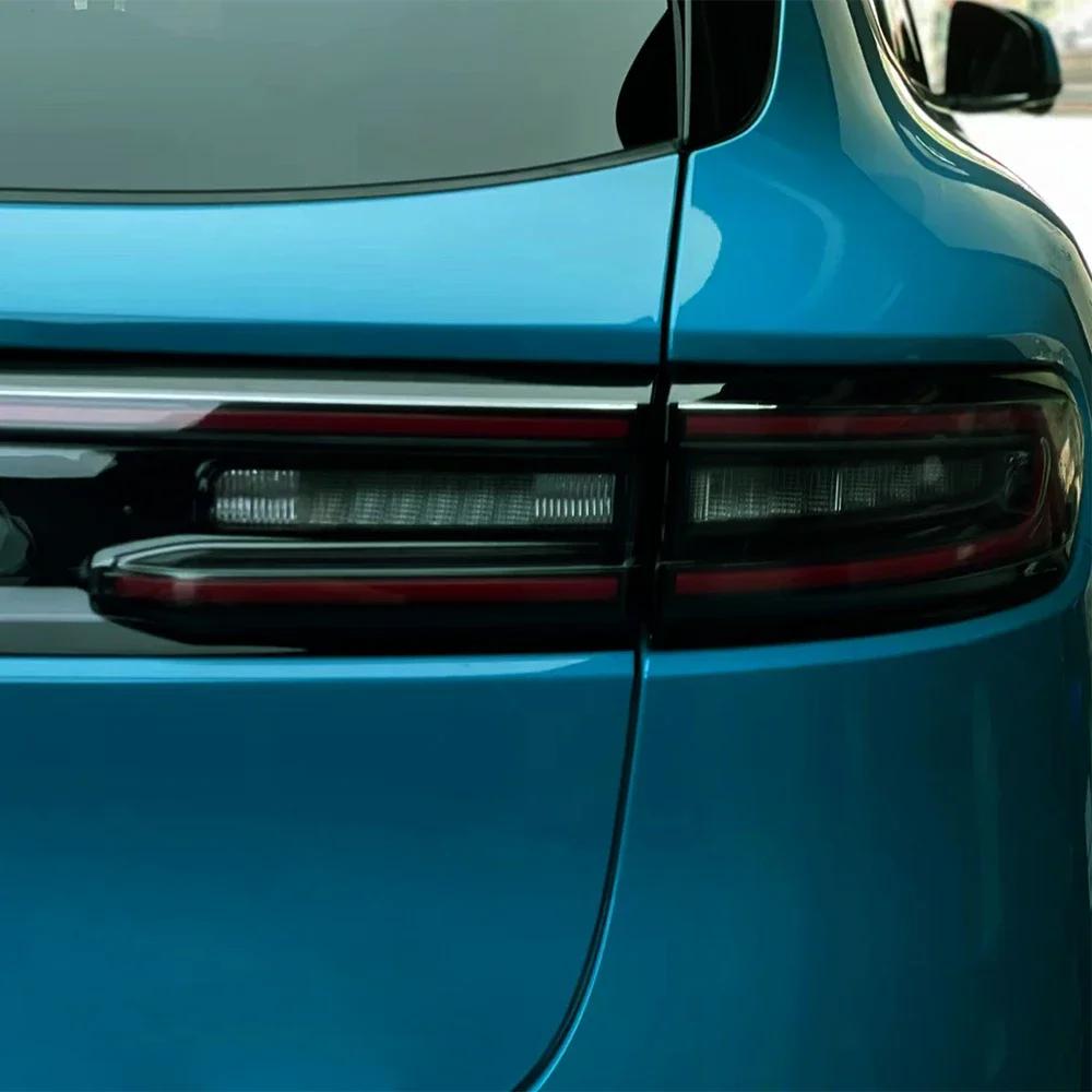 Car Sticker Bubble Free Vinyl Film Ultra Gloss Miami Blue PET Auto DIY Decal Vehicle Body Self Adhesive Sticker Car Accessories