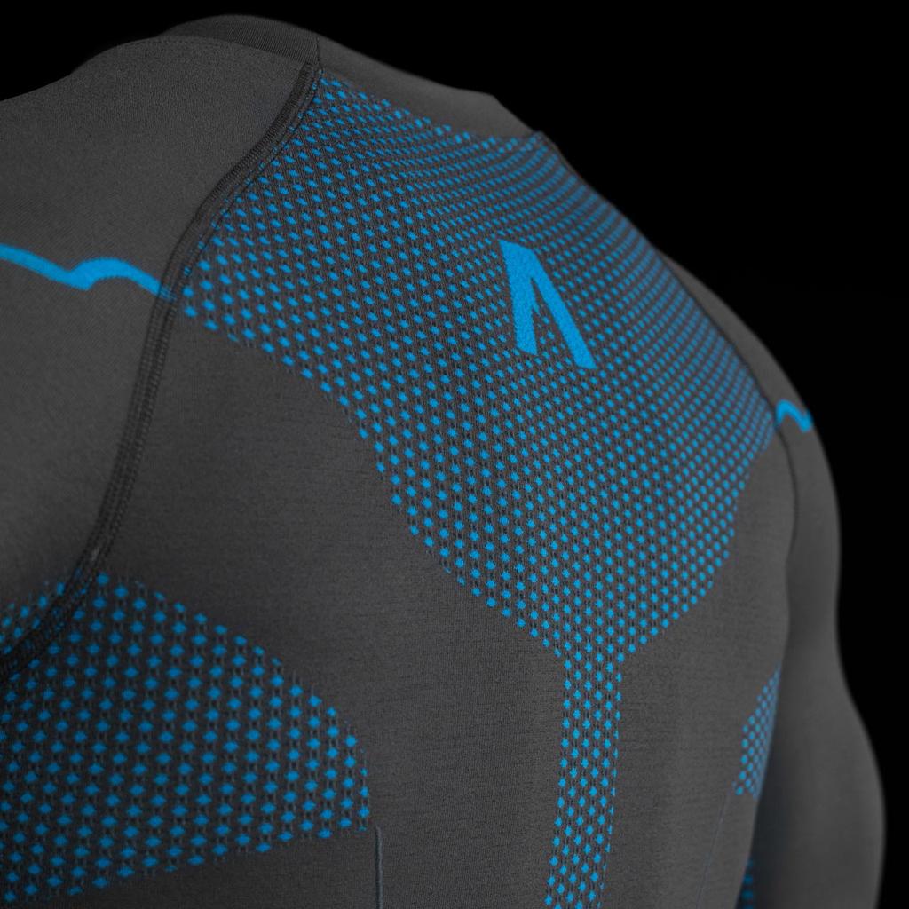 Men' Thermal Sweatshirt Alpinus Active Base Layer Gray Gt43860 Size
