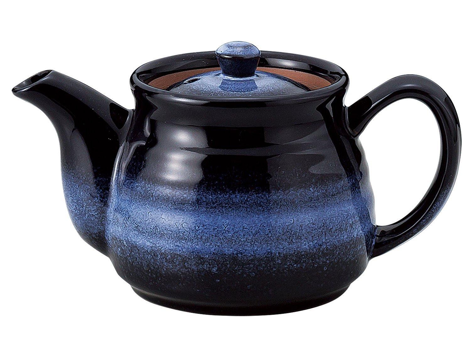 

Sohougama pottery pot Aurora Rokubei 500cc (с корзиной) 482-15-233 синий