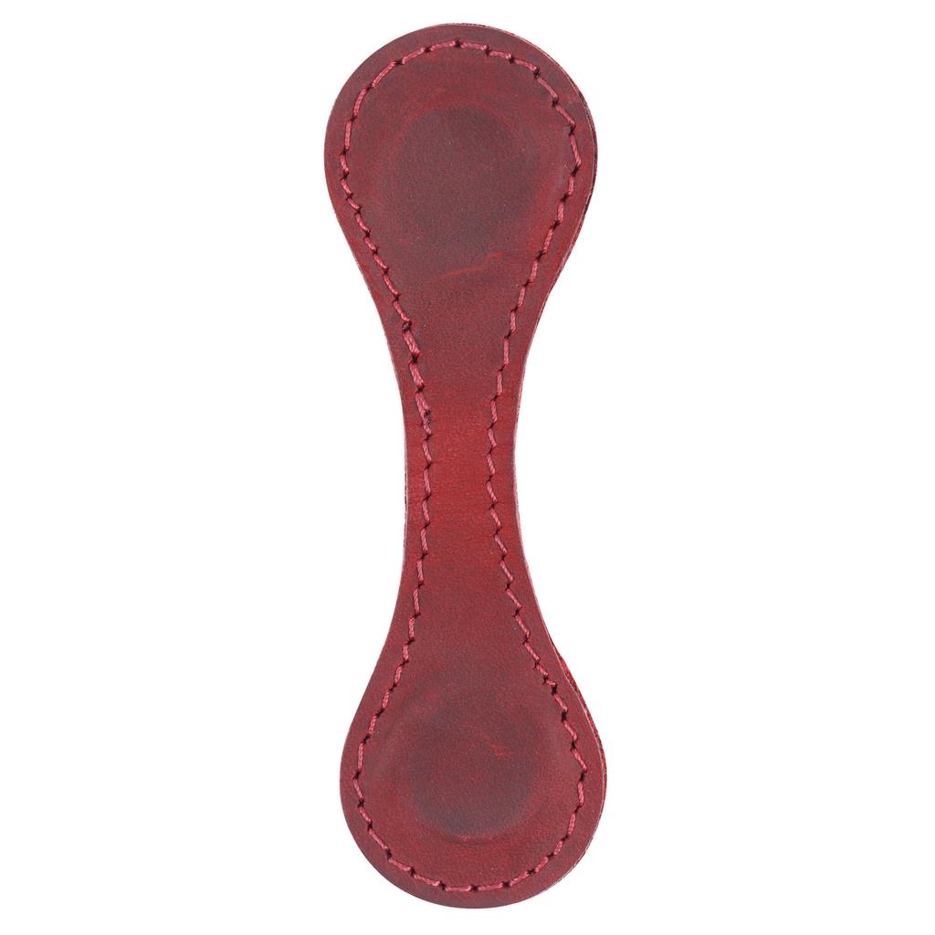 Cross Border Crazy Horse Leather Double Sided Magnetic Clip Bookmark Clip Handmade Head Layer Leather Booklet Cute Creative Decorations