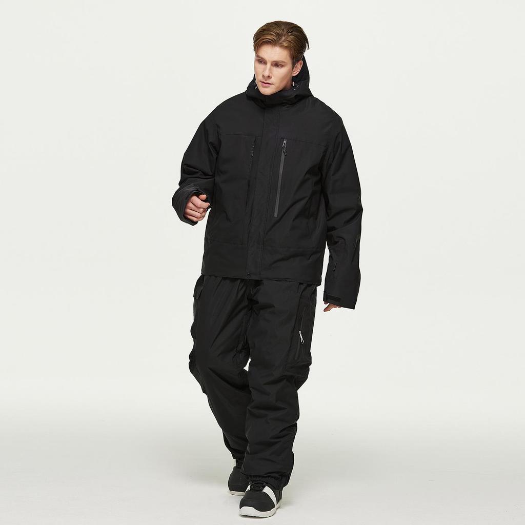 Erkek ve Kadınlar İçin Kayak Kıyafeti Dış Mekan Kışlık Sıcak Snowboard Kıyafeti Su Geçirmez Rüzgar Geçirmez Kayak Montları ve Pantolon Seti Unisex Nefes Alabilir Yalıtımlı Kar Kıyafeti
