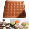 30 Cavity Macaron Silikonová podložka Nepřilnavá forma na pečivo Makaronky Forma na čokoládu Nádobí na pečení Kuchyňské doplňky na pečení