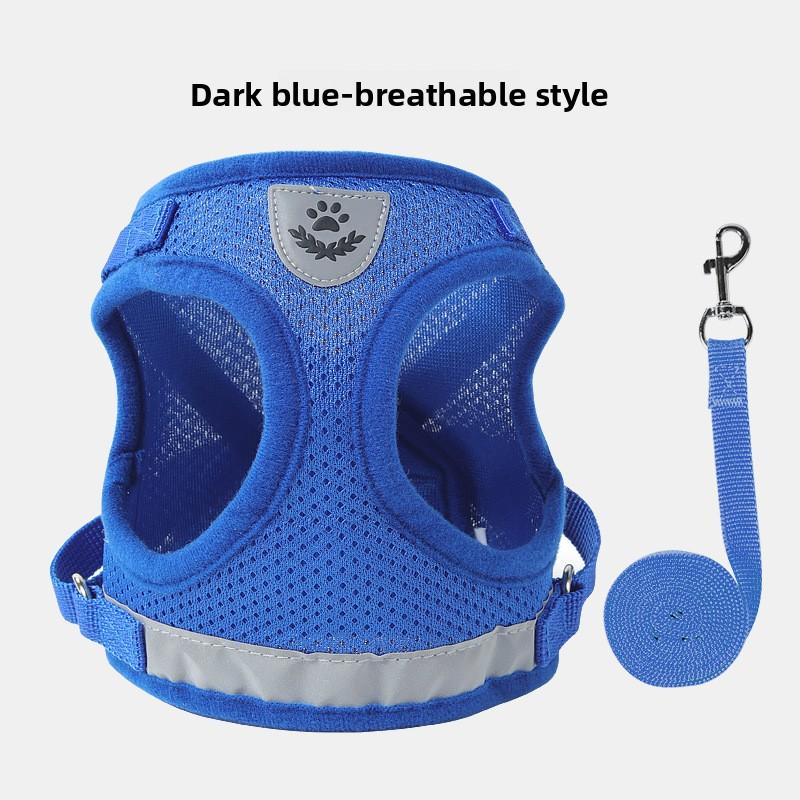 Haustier Outdoor Leine, Kleine und Mittelgroße Hunde Brust und Rücken Reflektierende Hundeleine, Katzenleine