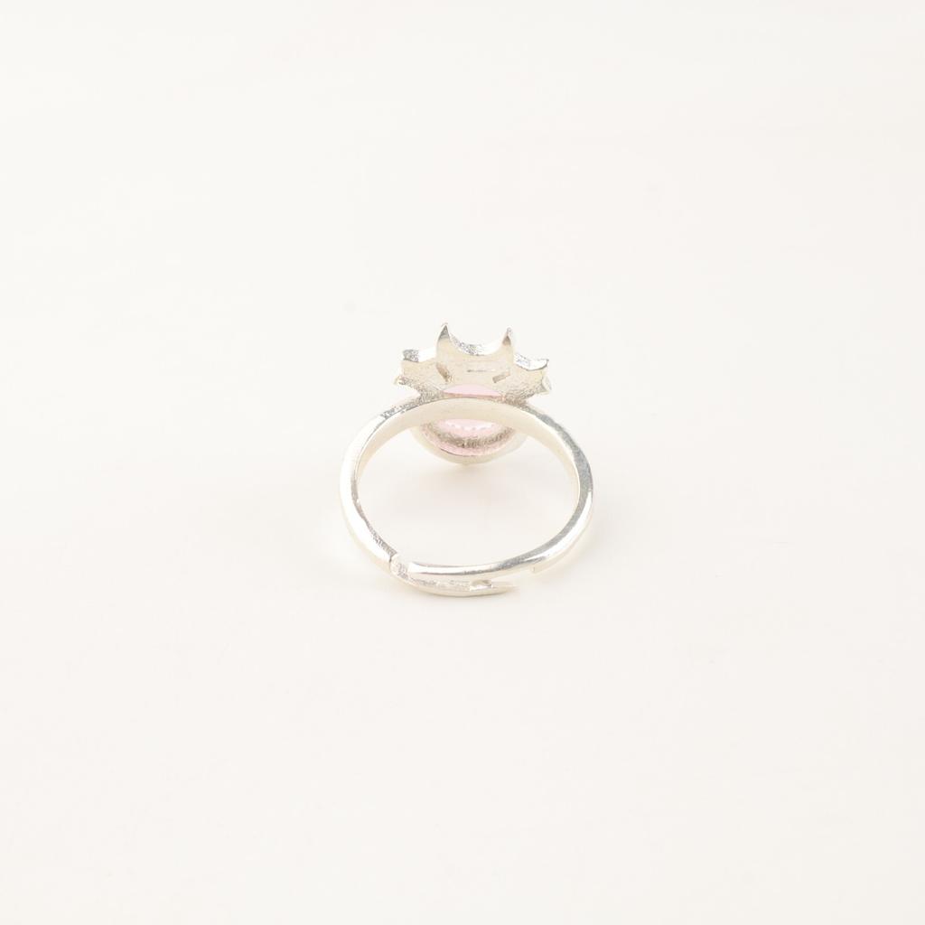 Natural Rose Chalcedony Gemstone 925 Sterling Silver Jewelry Handmade Women Ring RR-67-15