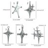 DIY Earrings Awn Star Pendant Jewelry Making Findings DIY Necklace Star Bead