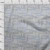 oneOone Georgette Viscose Blue Fabric Text Sewing Craft Projects Fabric Prints By Yard 42 Inch