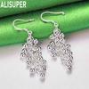 925 Sterling Silver Exquisite Multi-Layered Ball Beads Tassel Drop Earrings - Fashion Party Jewelry