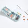 New Hot Weekly Mini 8 Grids Travel Portable Vitamin Pill Box Cases Container Organizer Storage Tablet Medicine Pills Fish Oils