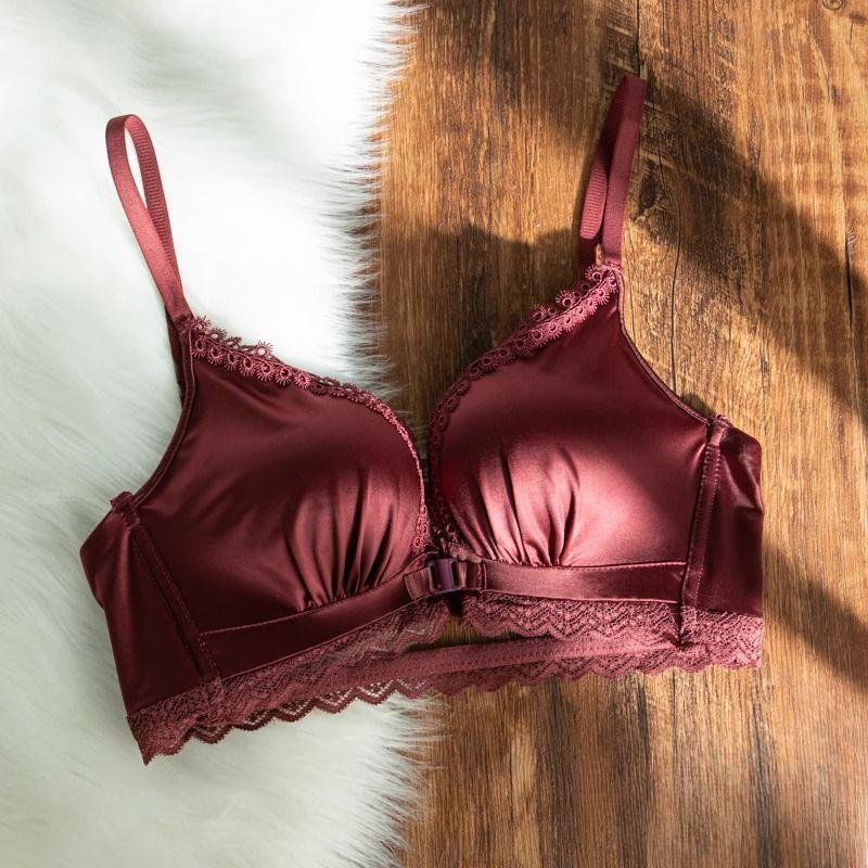 

Сексуальные модные бюстгальтеры для женского нижнего белья, однотонные женские бюстгальтеры с передней застежкой, красивые бюстгальтеры-слинги, женское нижнее белье 36/80AB