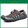 Handstitched Men Sandals Summer Breathable Outdoor Men Beach Sandals