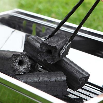 Pinza Carbone per Barbecue Design Ergonomico Resistente al Calore Multiuso Manico in Metallo Griglia