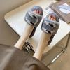 Fashion 2025 New Fluffy Women's Slippers Home Fashion Luxury Designer Shoes Woman Autumn Winter Fuzzy Fur Slides Indoor Elegant Shoes