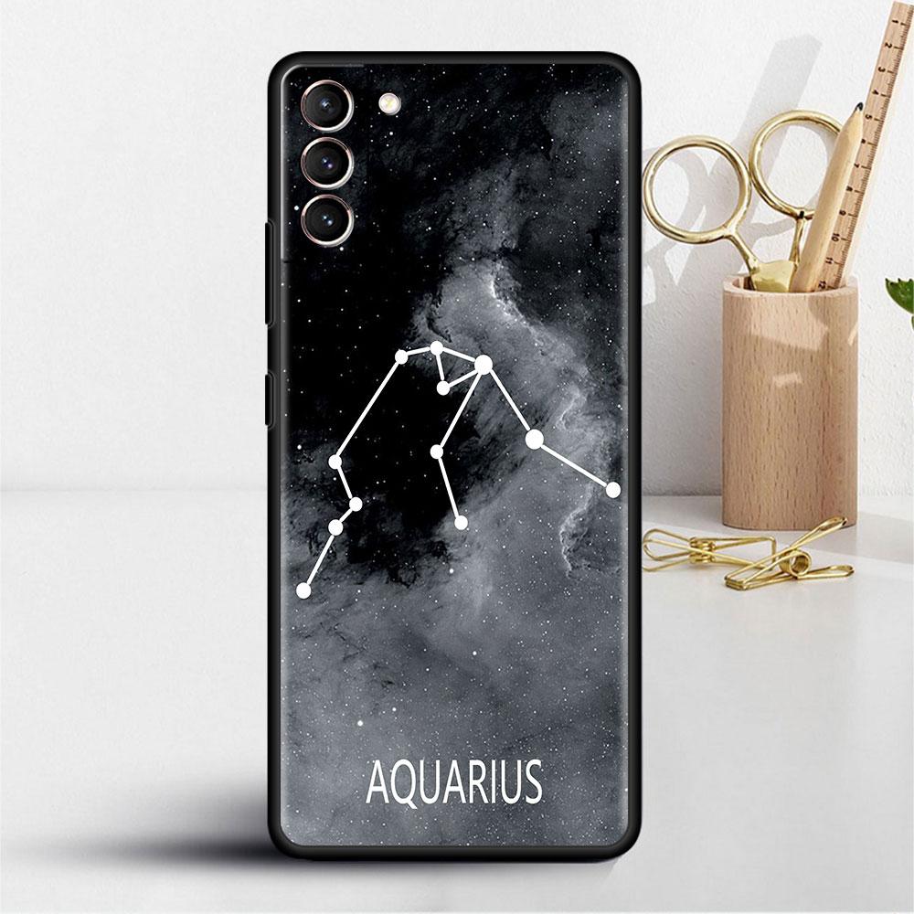 Etui na Samsung Galaxy S20 S22 Ultra S21 FE S10 S9 Plus Note 20 10 Lite 9 Miękkie etui na telefon Muszla Dwanaście Konstelacji