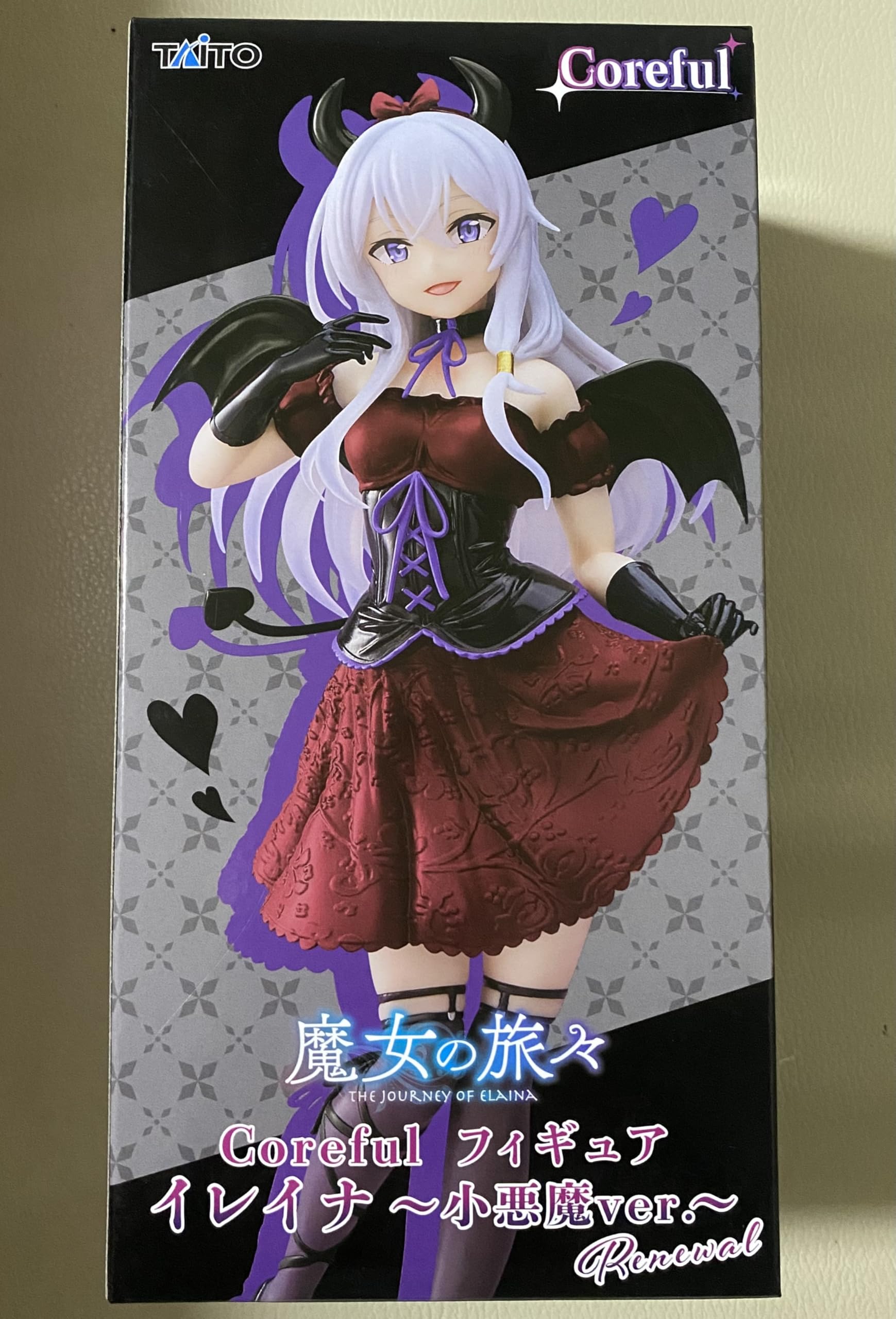 

Странствующая Ведьма: Путешествие Элейны Фигурка Coreful Элейна Маленький Дьяволенок Обновленная версия Ведьмы фиолетовый