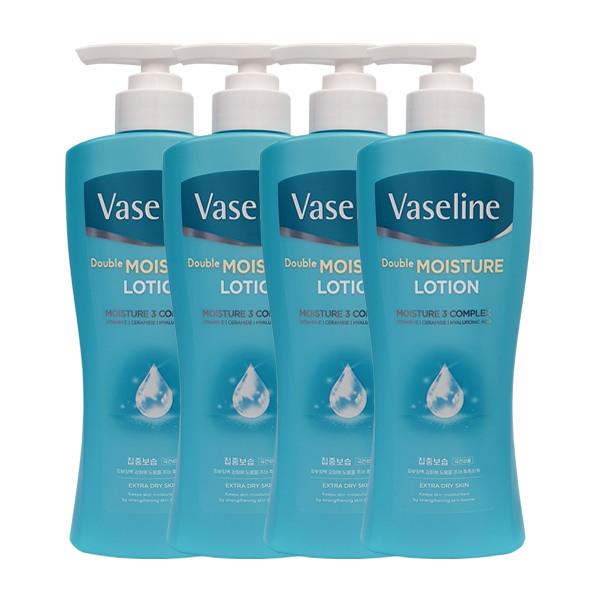Vaseline Lotion Double Moisture 450ml x4