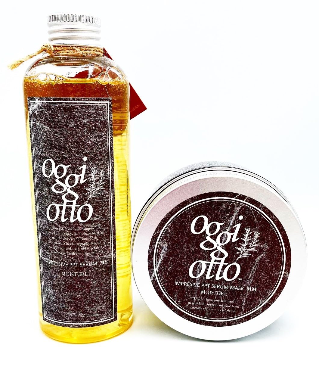 

Oggiot Impressive PPT Serum Moisture Shampoo 300ml Mask 180g &
