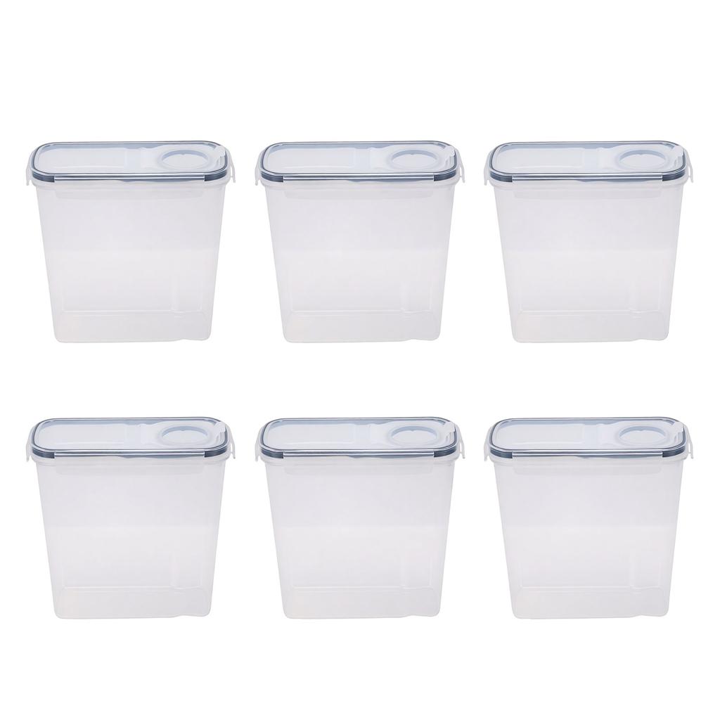 6PCS Filament Storage Boxes with 24 Labels 1 Marker 3D Printing Filament Spool Container for Home Use Water and Dust