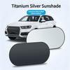 Car Sun Shade UV Protection Folding Auto Rear Window Sunshade Universal Car Window Visor with Suction Cups Amagi