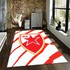 Red Star Shield Pattern Carpet suitable as a non-slip mat for the living room or bedroom sofa