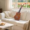Soprano Ukulele, for Beginners, 4 Nylon Strings, 53 x 17.5 x 6.2 cm, Brown