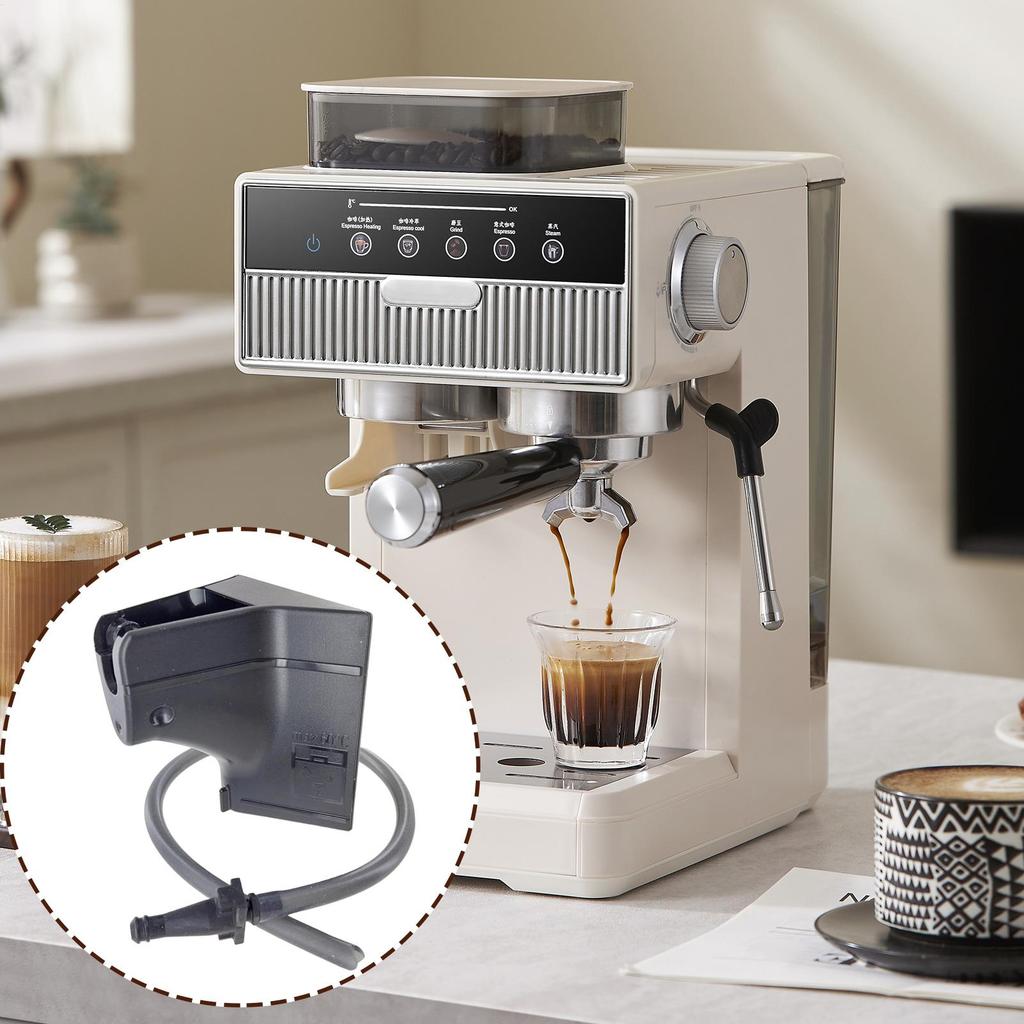 Coffee Machine Adapter Dishwasher Safe Milk Container Tube Small Appliance Accessories For Food Making Restaurant Countertop