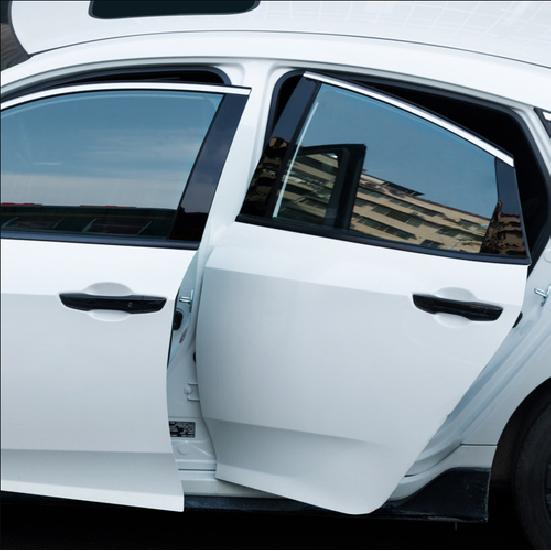 For Honda Civic 10th 16-20 Piano black Door Window Pillar Posts Cover Trim NEW
