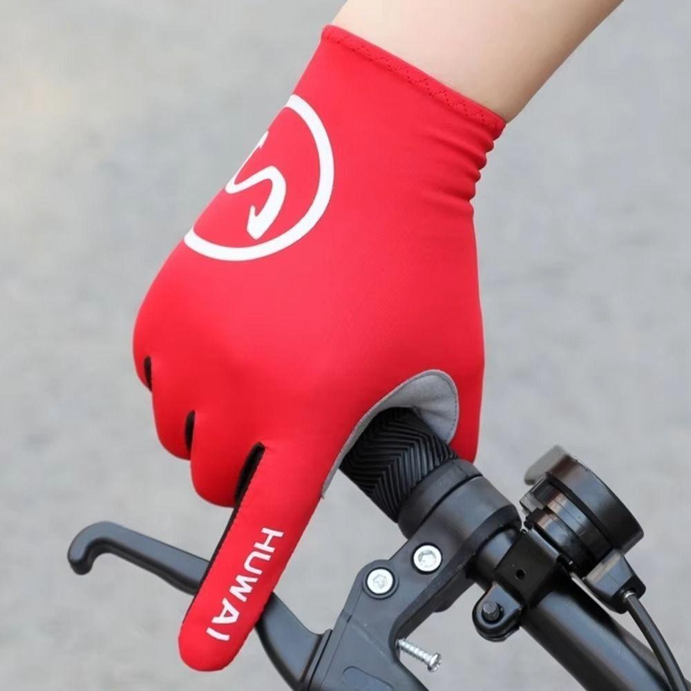 Full Finger Cycling Gloves Windproof Bicycle Mittens Shockproof Sports Gloves  Riding