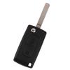 2 Button Pad Remote Key Case with Blade Fits C2/C3///C6