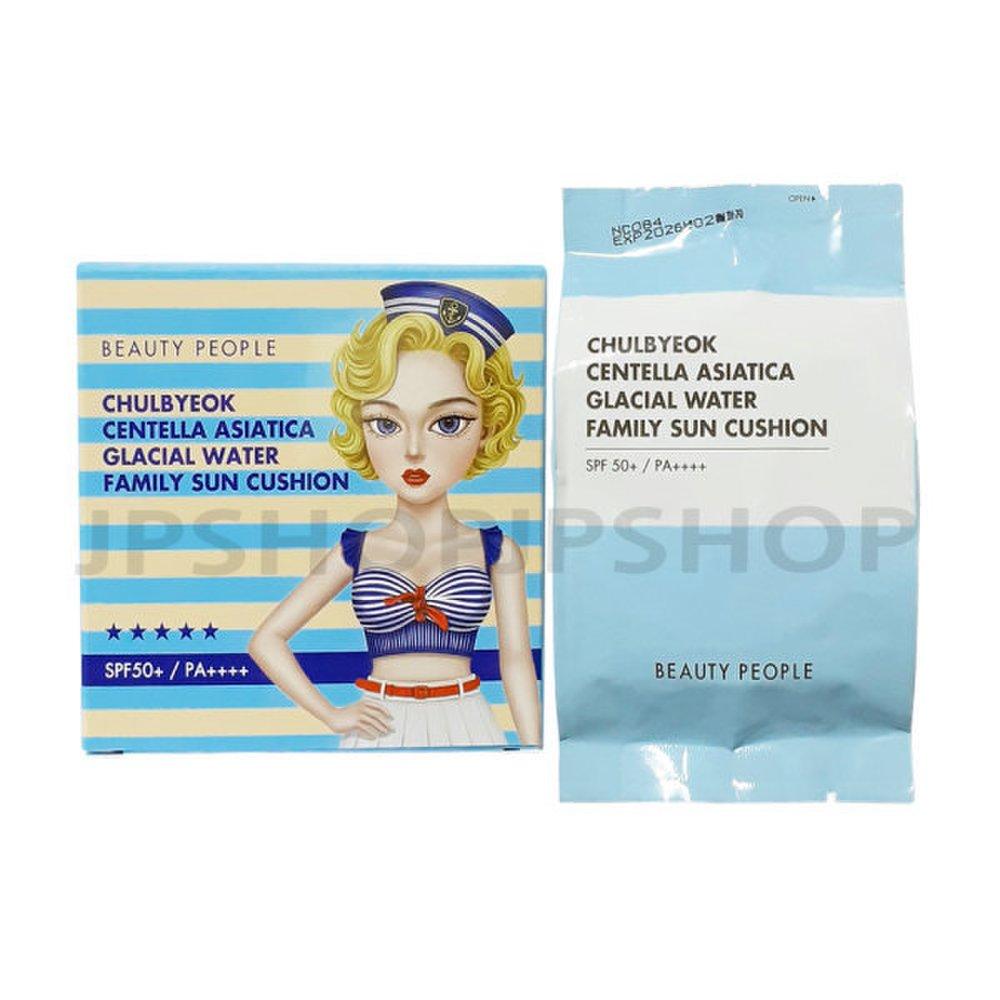 Iron Wall Girl Centella asiatica Glacier Water Family Sun Cushion 25g Mixed Tea (Main Product + Refill)