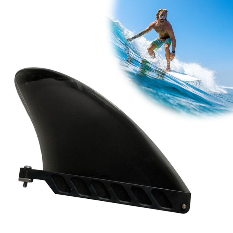 Soft Flexible Center Fin with Screw Replacement Quick Release Stand up Paddleboard Fin Surfing Fins Surfs Accessories