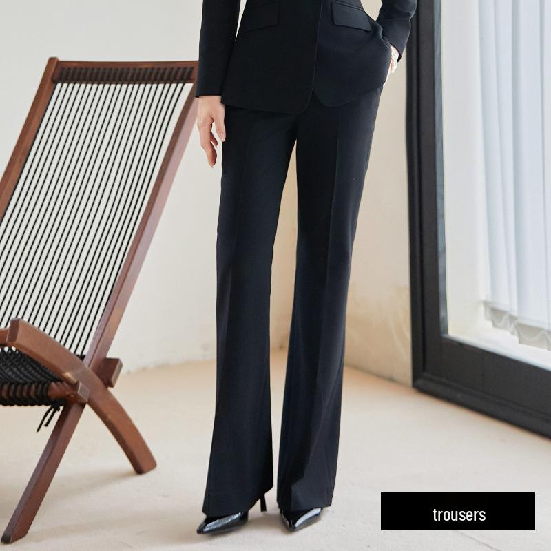 Women s High-End Fashionable Black Blazer Set - Elegant & Stylish Design Small