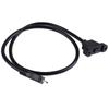 Extension cable plug to female panel installation screw Micro USB2.0 with