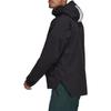 adidas Solid Color Brand Logo Half Zip Hooded Jacket Ski Wear Men Jackets Black HI5522