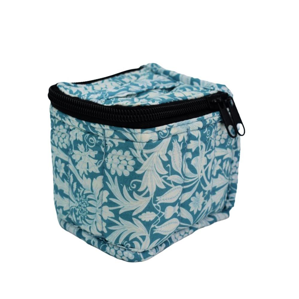 Portable Essential Oil Storage Bag Shockproof Nail Polish Storage Bag  Lipstick синий