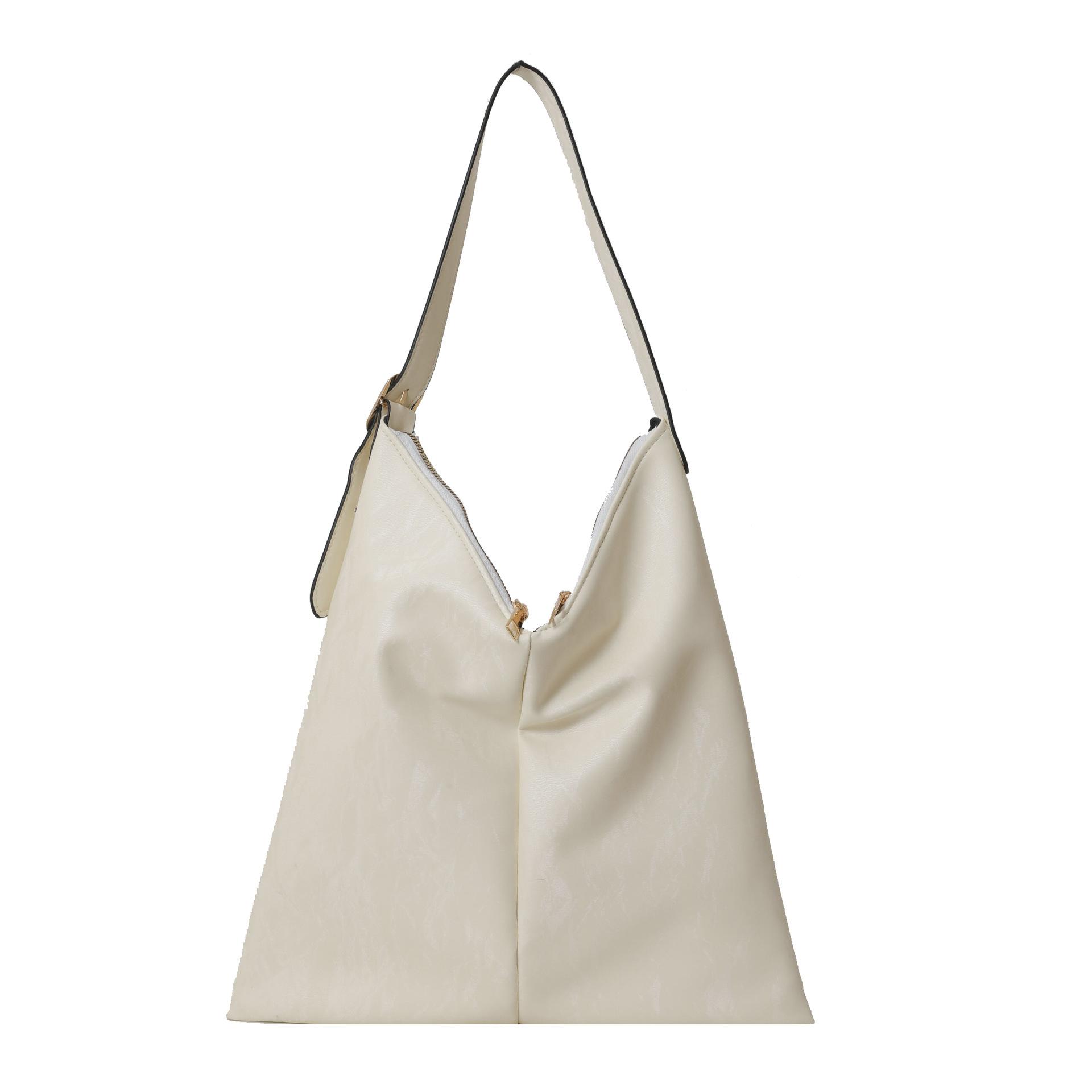 

Babao Girl 2025 new autumn and winter shoulder bag retro commuter Korean version simple and versatile large-capacity handbag bag woman белый