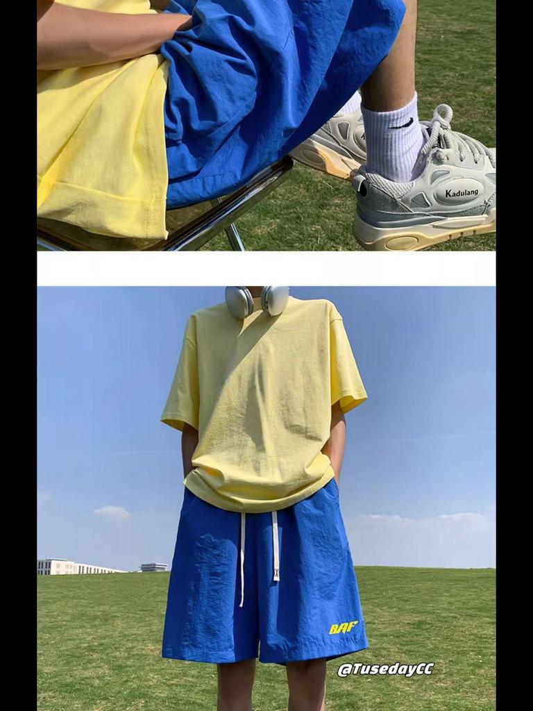 Dopaminowy Róż Unisex Szybkoschnące Szorty Sportowe Casual o Średniej Długości